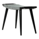 Tabouret scandinave laqué noir des années 1960