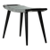 Tabouret scandinave laqué noir des années 1960