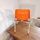 Chair with openwork plastic shell 1970
