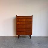 Danish vintage chest of drawers in teak