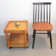 Table d'appoint cubique scandinave circa 1970