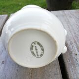 Trio de pot à lait en porcelaine blanche