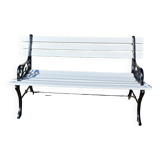 1900 Cast Iron and Wood Bench