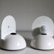Paire d’appliques Buco blanc de Claudio Dini éditée par Artemide, 1974