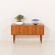Small Danish teak sideboard with 4 drawers, 1960s