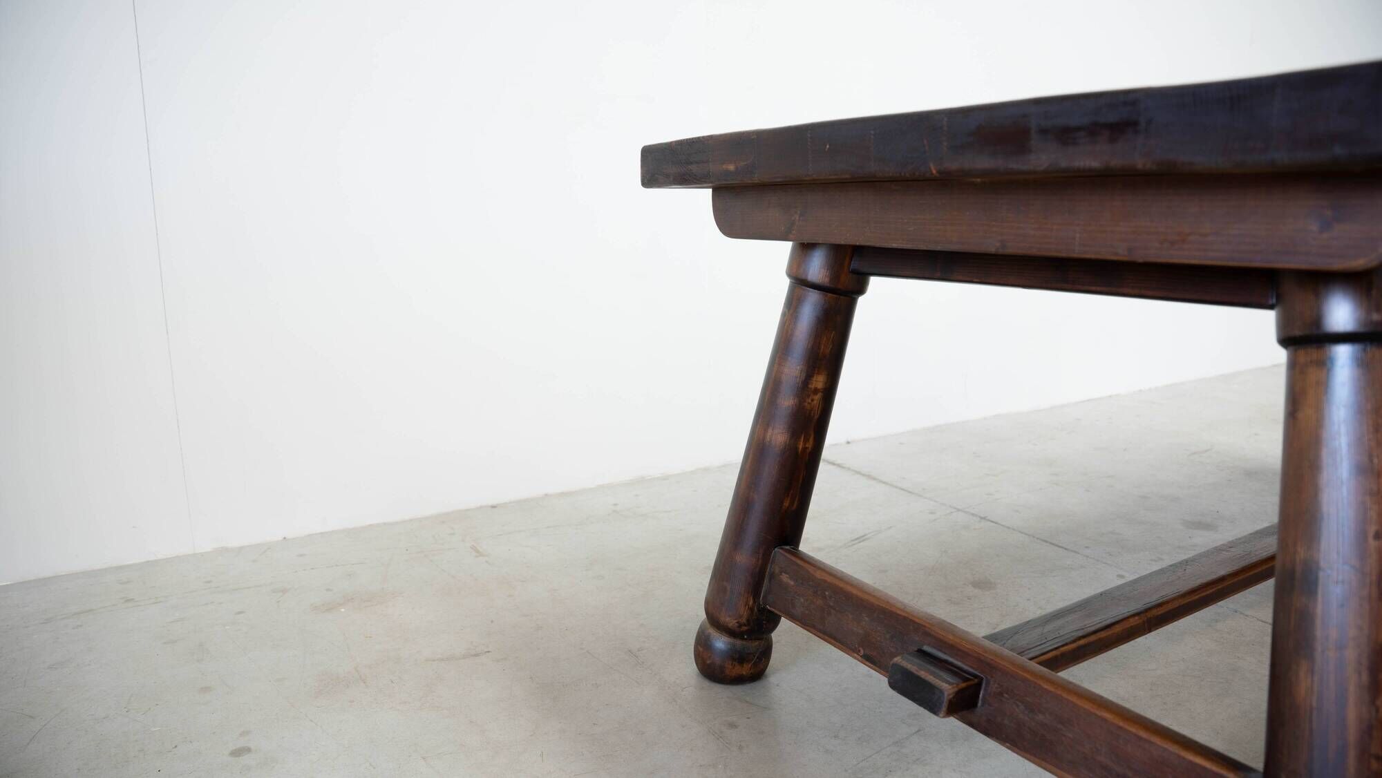 French brutalist dining table inspired by Georges Robert
