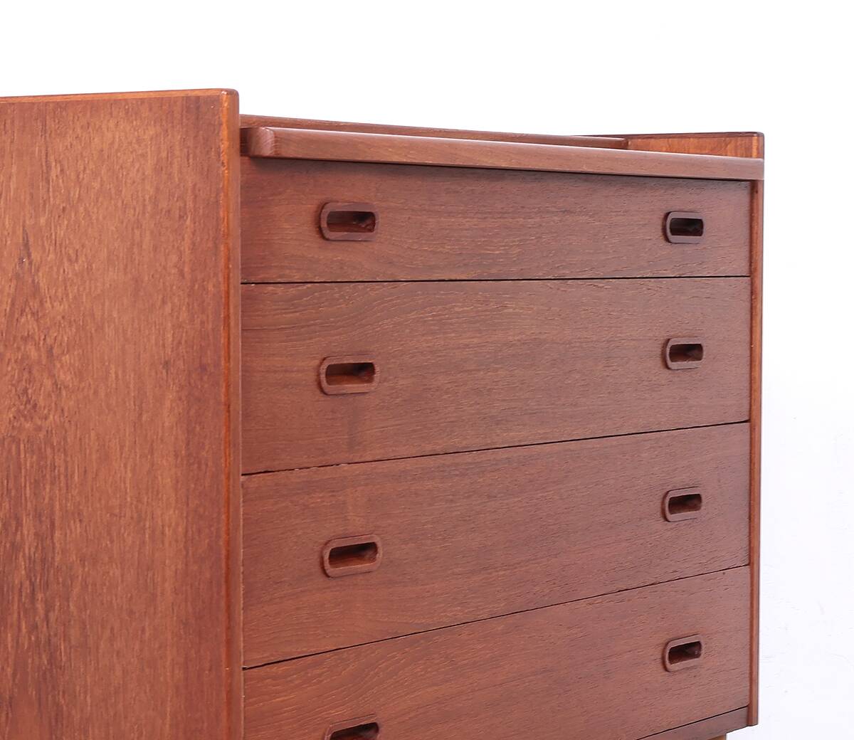 Danish design teak chest of drawers with dressing table, 1960s