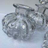 Pair of perfume bottles in crystal XIXth
