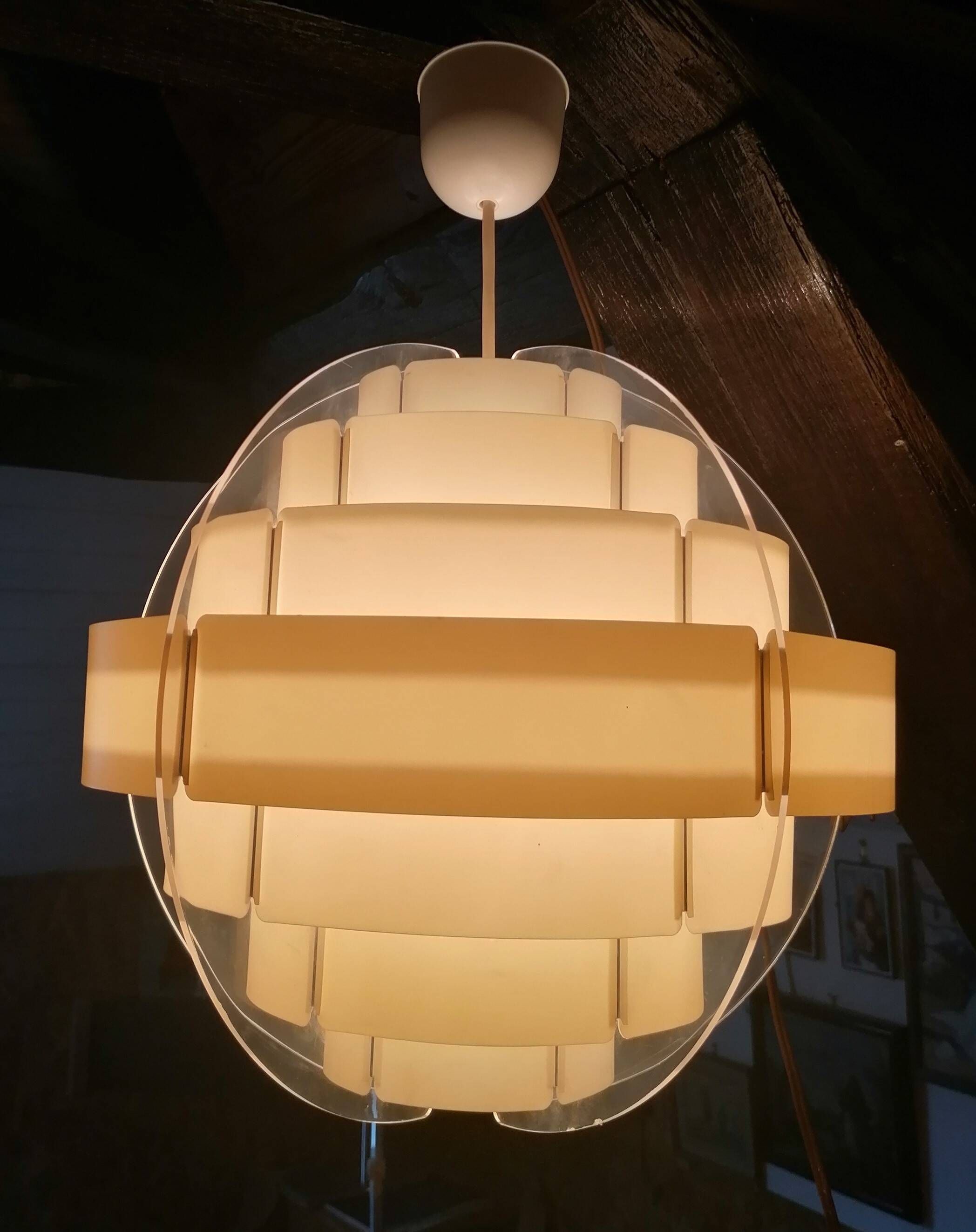 Lustre space age in plexiglass - Preben Jacobsen & Brylle