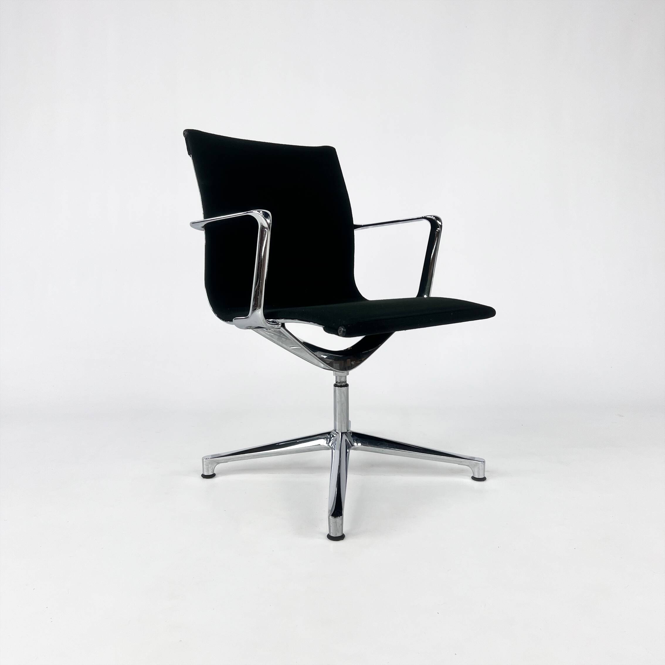 Italian-designed ICF UNA 708LC aluminum office chairs, 2000s
