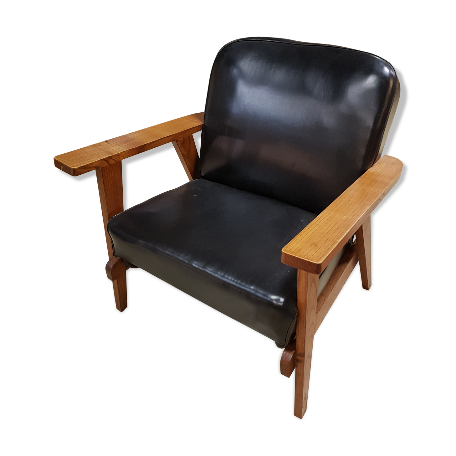 Black armchair