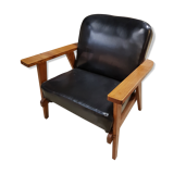 Black armchair