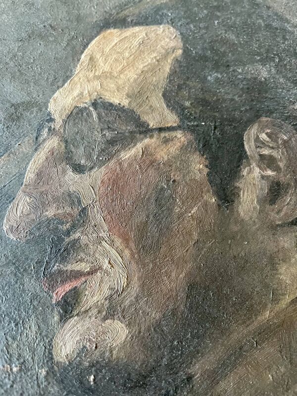 Portrait ancien d’homme – peinture sur panneau