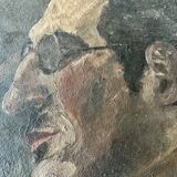 Old portrait of a man – painting on panel