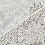 Tapis vintage classique 5x9 nuances de gris et de marron, 150x278 cm