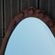 Oval mirror from a 1930s dressing table H138.50 x W 60.50 cm