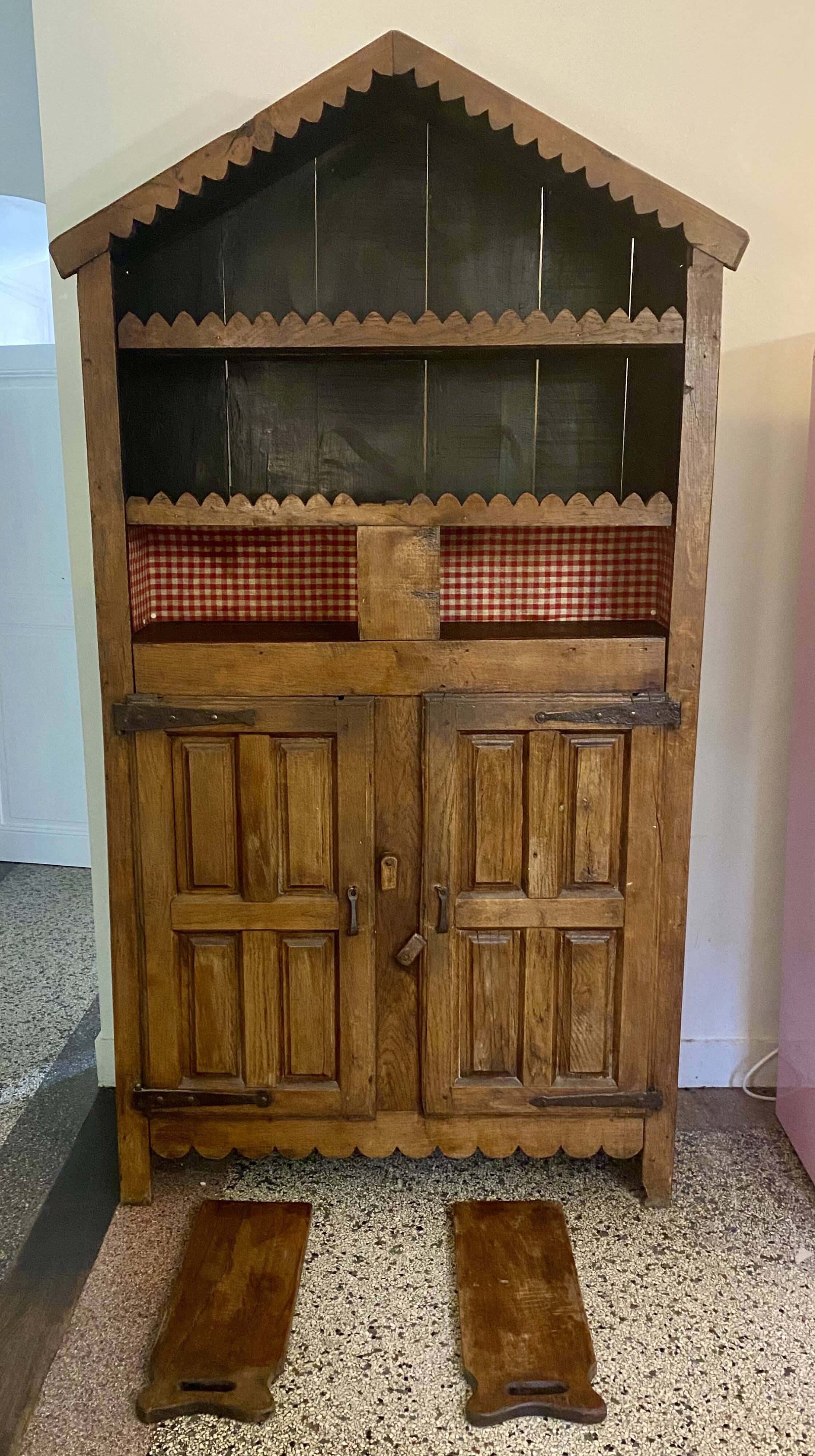 rustic Wabi-Sabi wardrobe in solid beech.