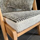 Restored vintage Scandinavian armchair – Casal Collection Tailleur fabric