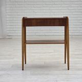 1970s, Swedish side table by AB Carlstrom with drawer, teak wood.
