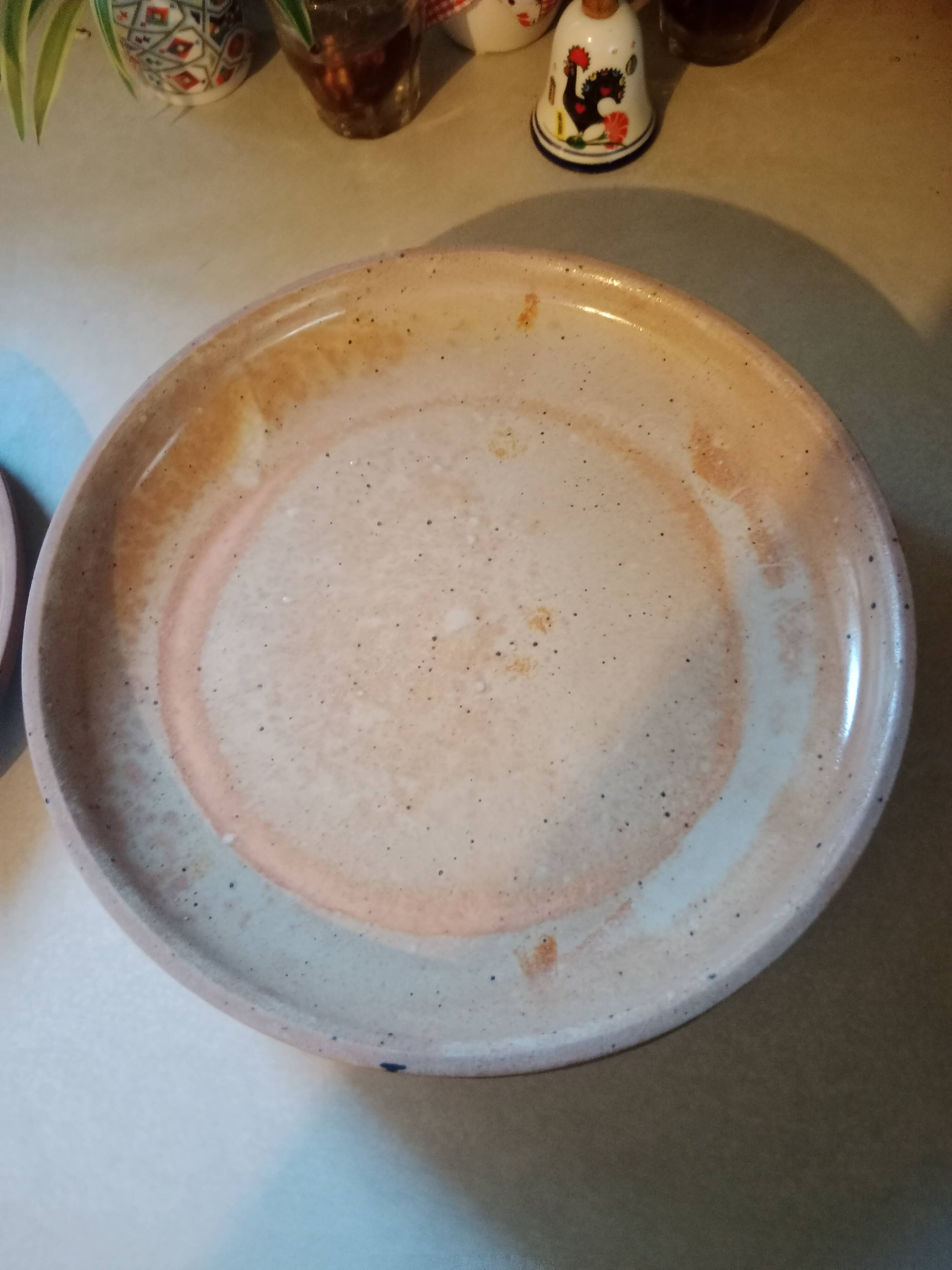 Vintage stoneware plates