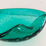Ashtray or bowl in emerald green blown glass - Murano circa 1970