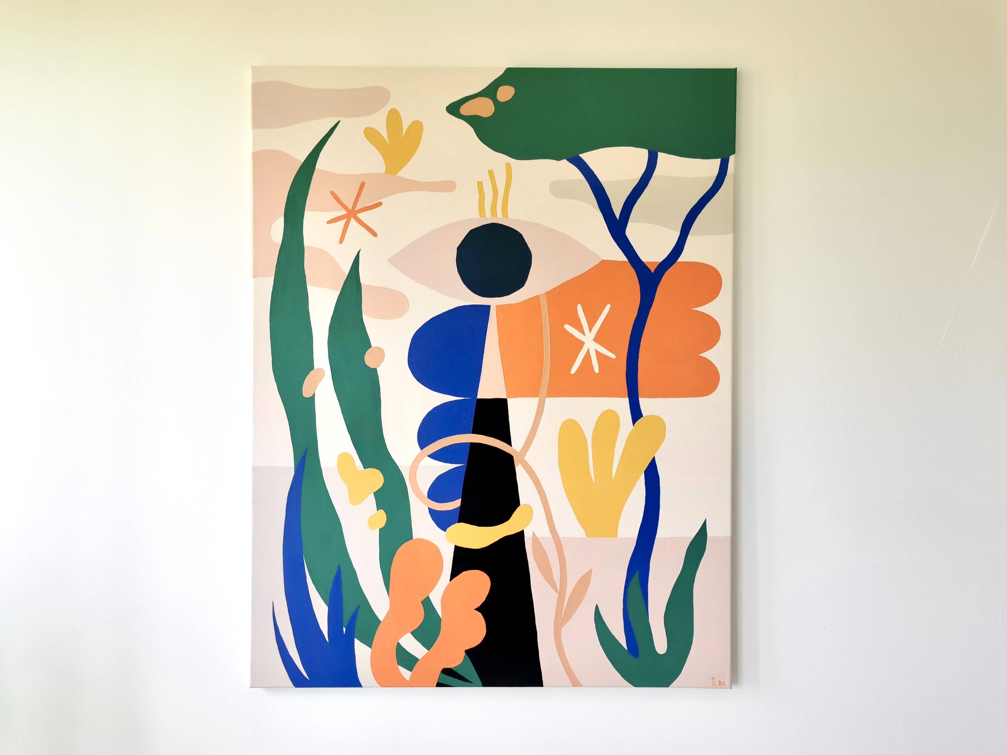 Acrylic painting - Joyful Nature