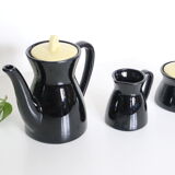 Cafetière pot à lait et sucrier Waku, résistant à la chaleur, céramique allemande, Vintage