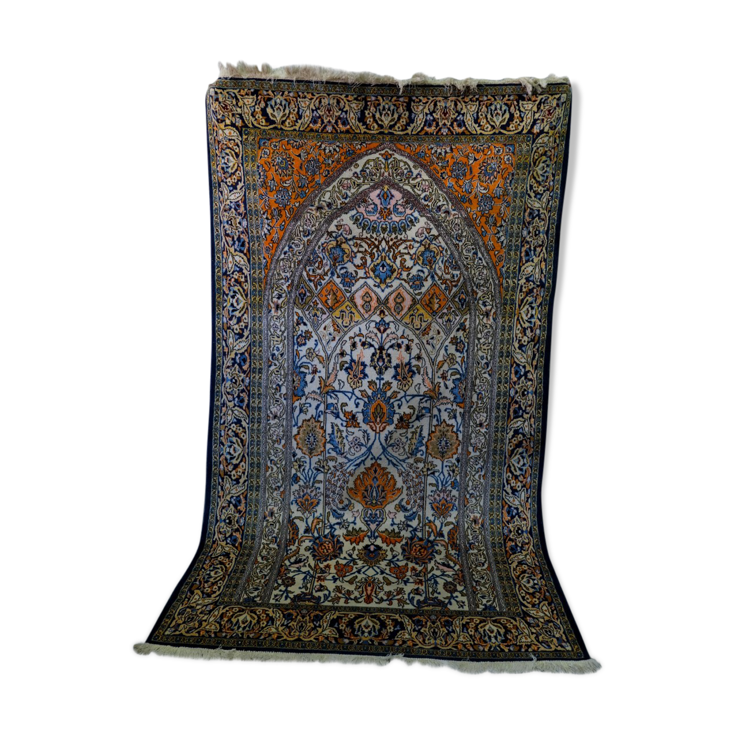 Hand-Woven Middle Persian Rug, 1960