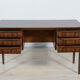 Mid-Century Freestanding Rosewood Desk, 1960s