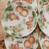 6 hollow plates saline slurries baths fruit-vintage-kitchen patterns