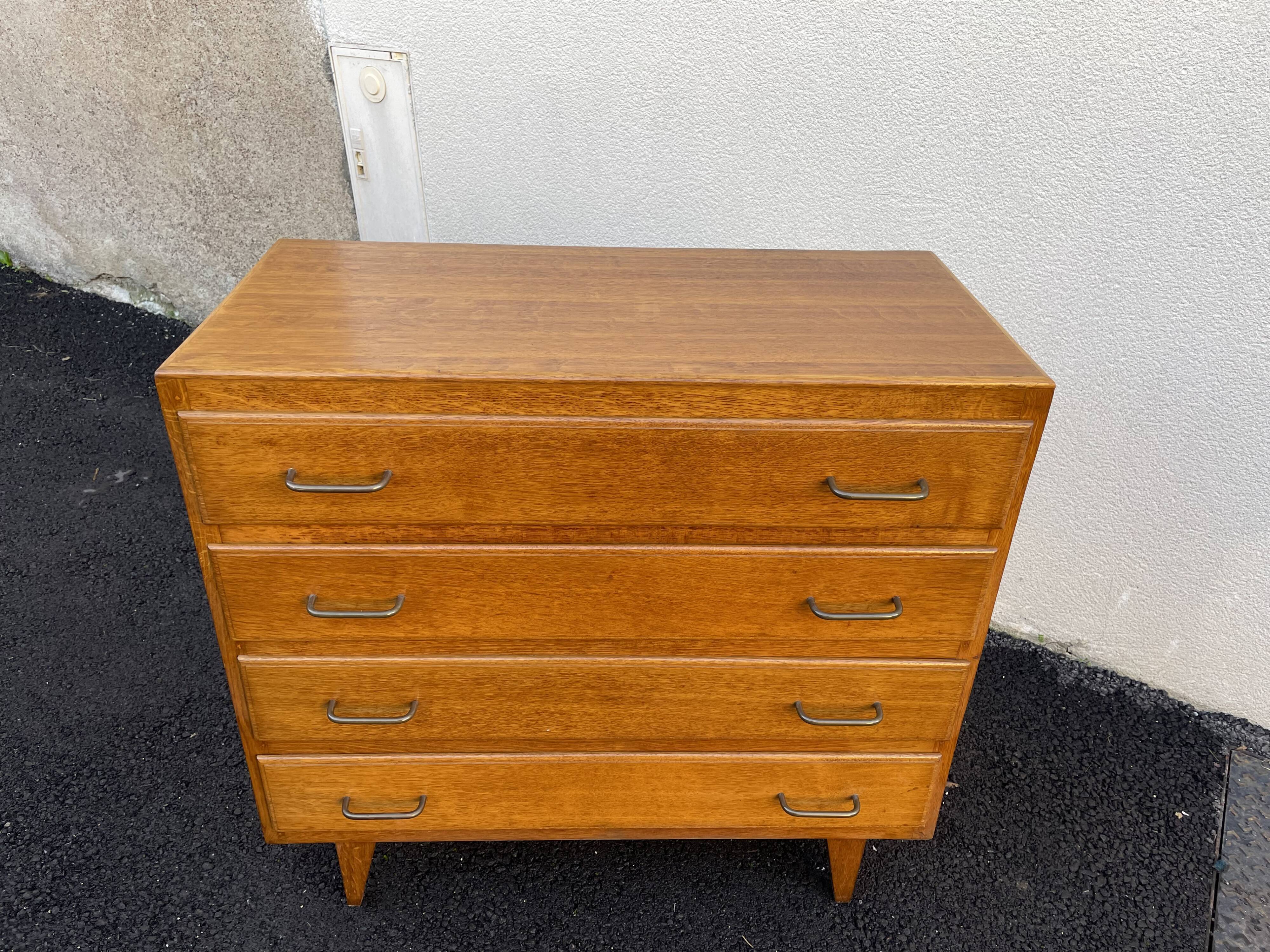 Commode vintage pieds compas