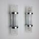 Pair of Sciolari wall lamps, murano glass, Italy, 1970