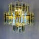 Veca cascade chandelier, 3-tiers Murano glass, Italy, 1970s
