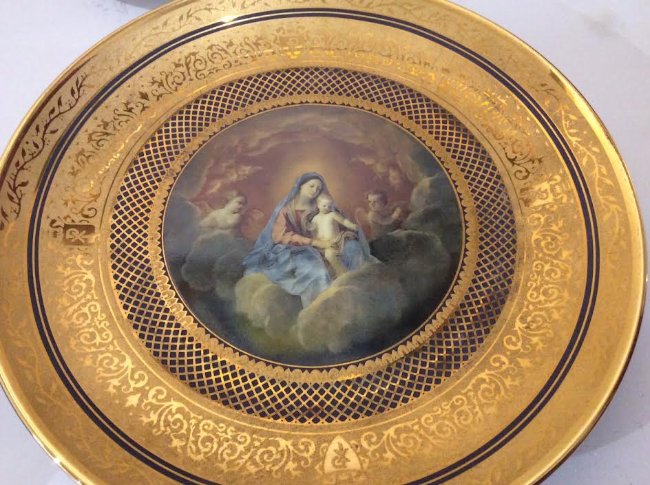 Set of 6 plates vatican