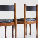 Bernini vintage italian dining chairs by Silvio Coppola , set of 6