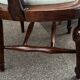 Wycombe English office chair - Dark wood