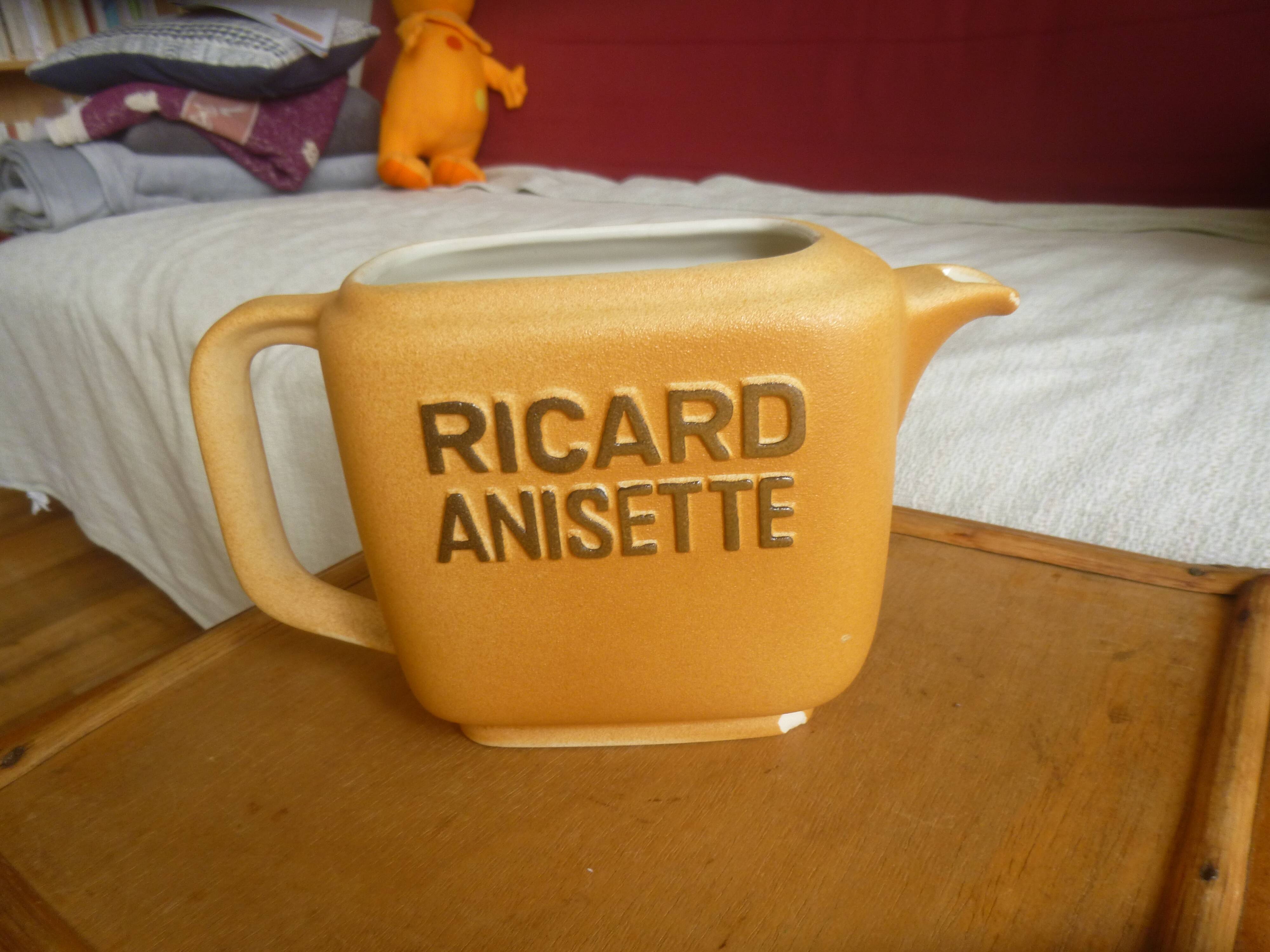 Ricard anisette water pitcher