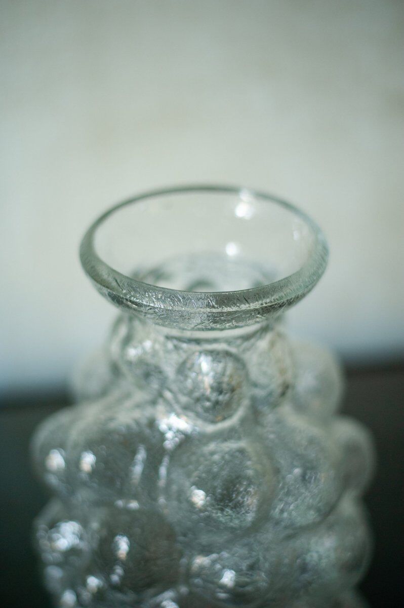 Bubble glass vase by Pavel Pánek, 1970s