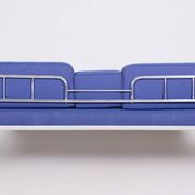 Bauhaus Sofa in Chrome-Plated Steel & New Upholstery, Czech, 1930s