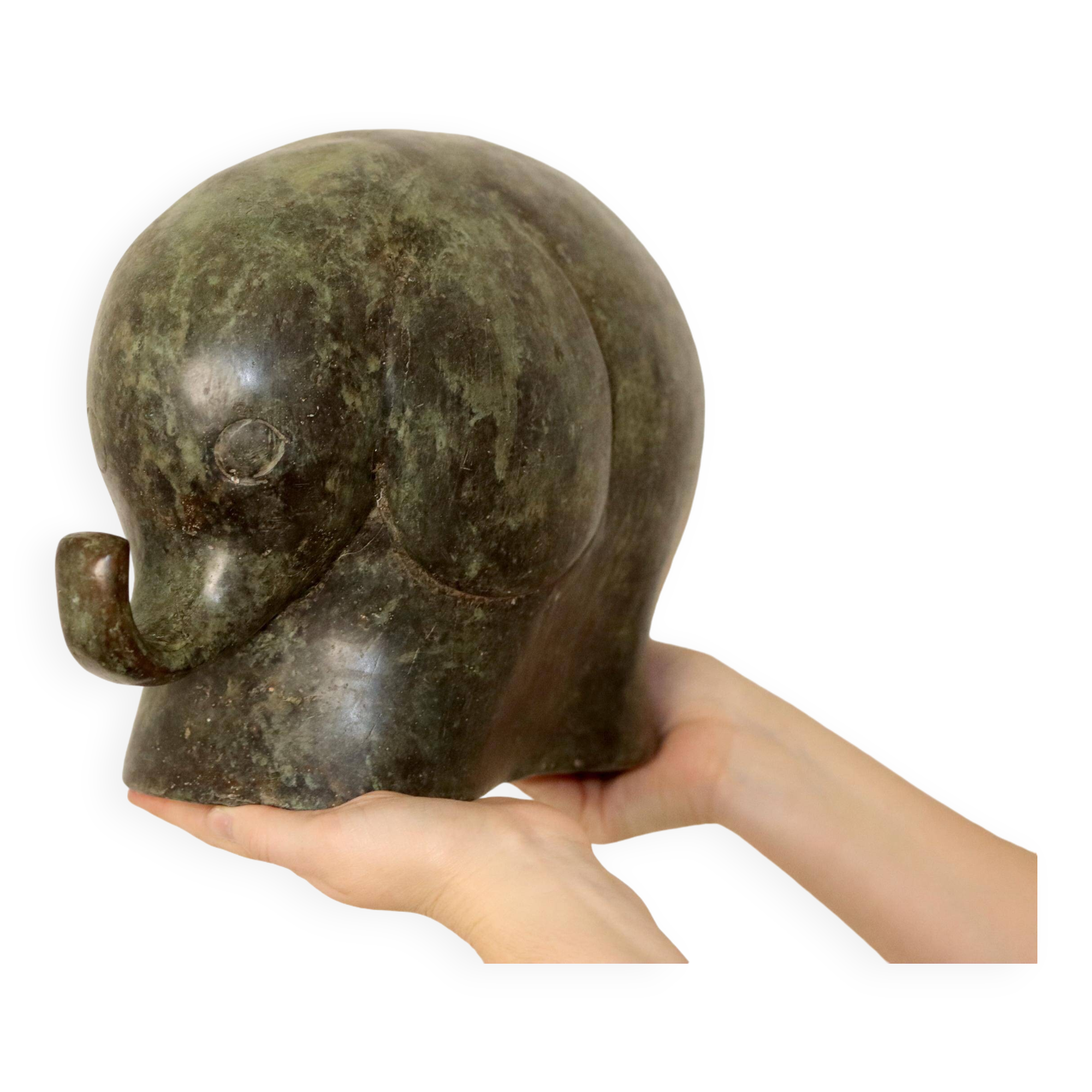 Large Vintage Elephant Sculpture