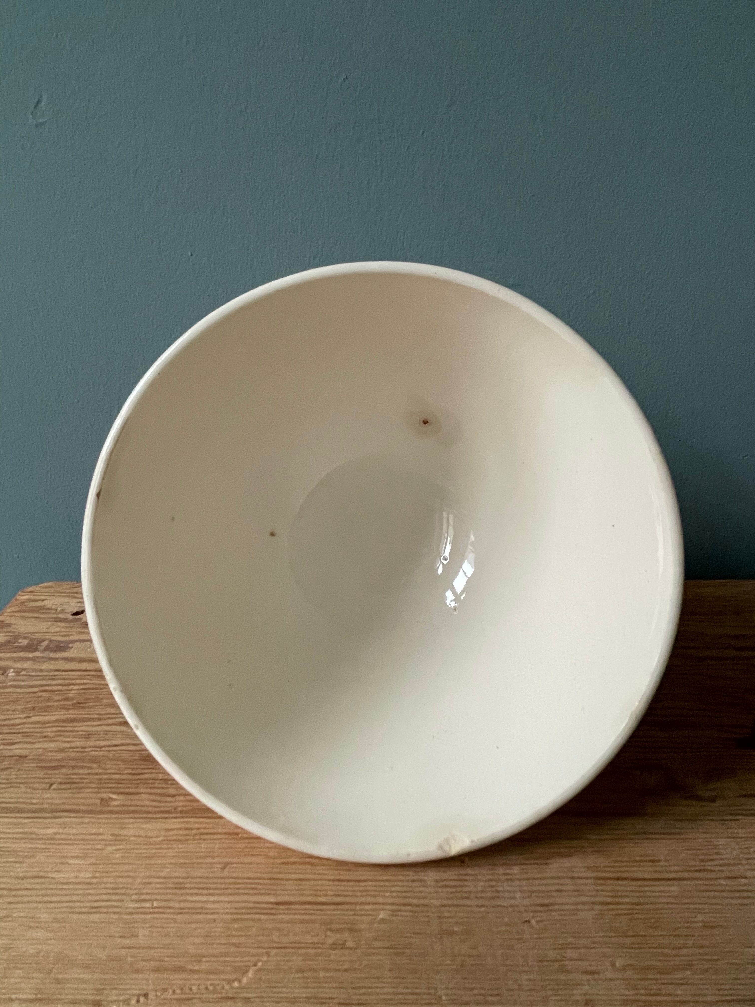 Set of 5 vintage badonviller earthenware bowls