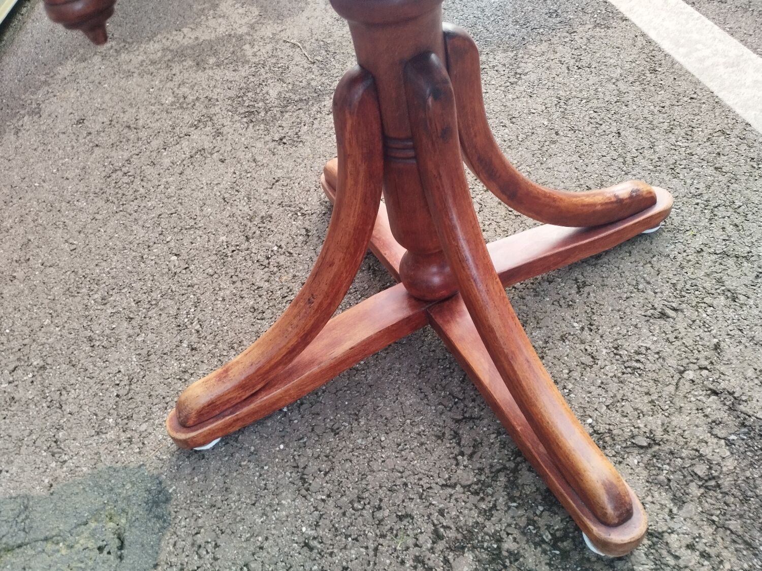 Vintage wooden antique office chair