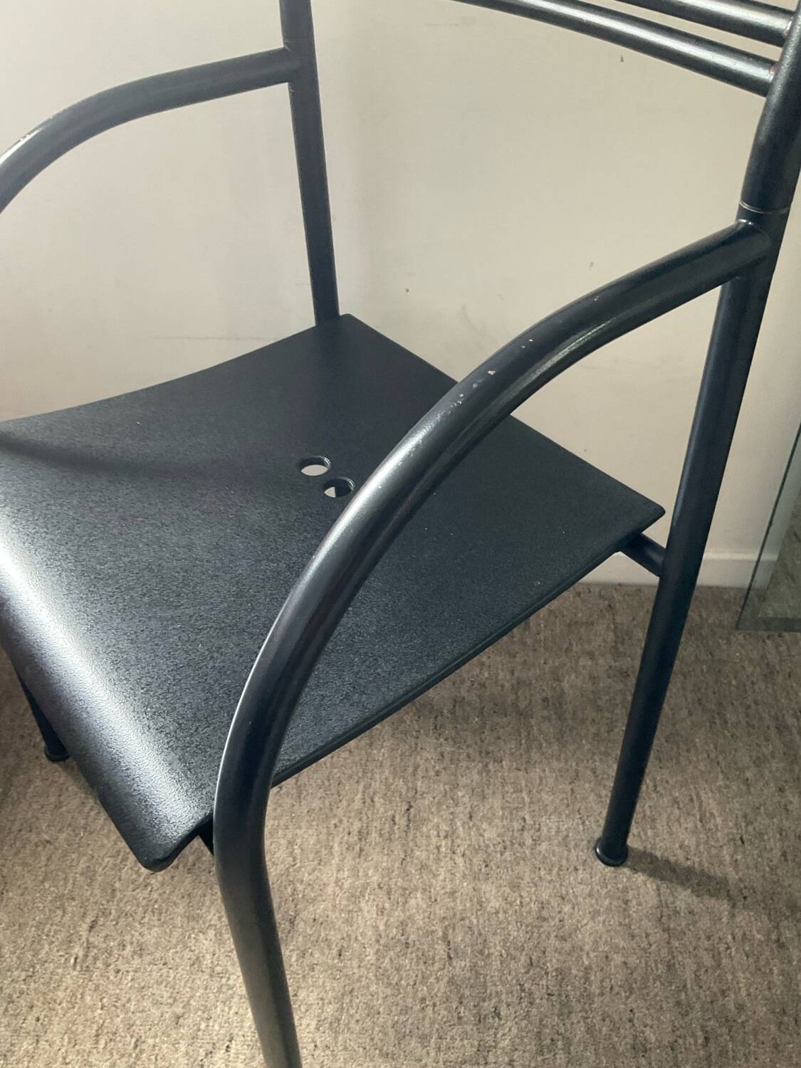 Philippe Starck chair mod. Francesca Spanish for Baleri Italy 80s