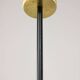 Mid-century italian brass and opaline chandelier