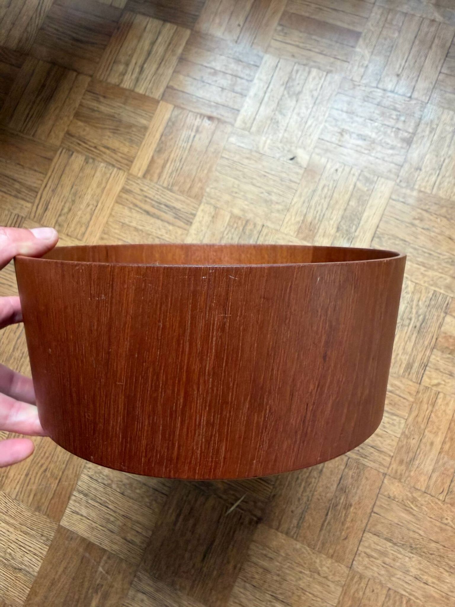 Servex, Sweden, teak fruit bowl, Scandinavian