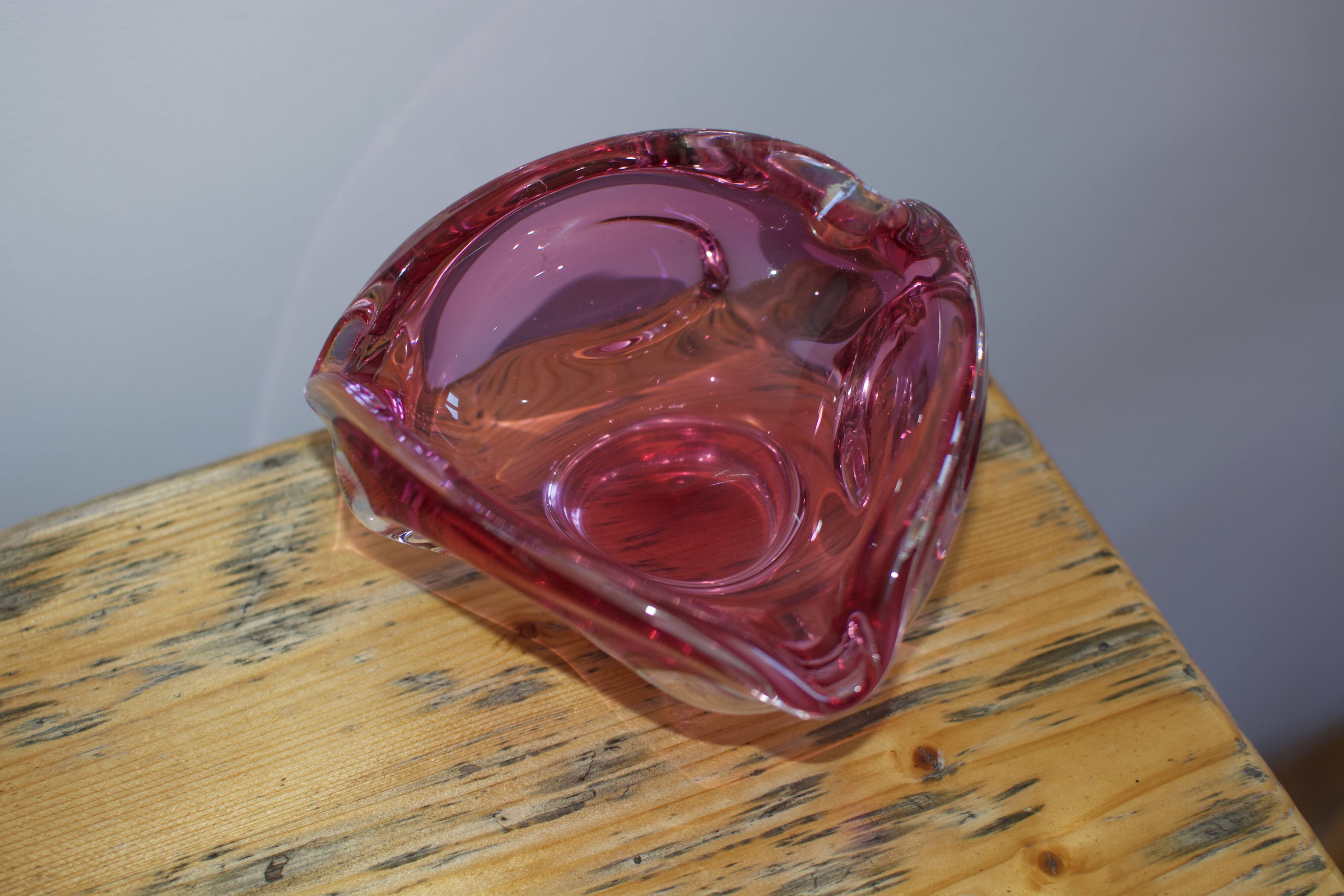 Cendrier en verre Murano
