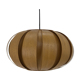 Midcentury Wooden Veneer Pendant, ULUV, 1960s
