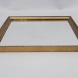 Miroir en bois doré, années 1950