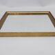 1950s Mirror in Golden Wood Frame