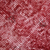 Tapis rouge affligé vintage 195x113cm